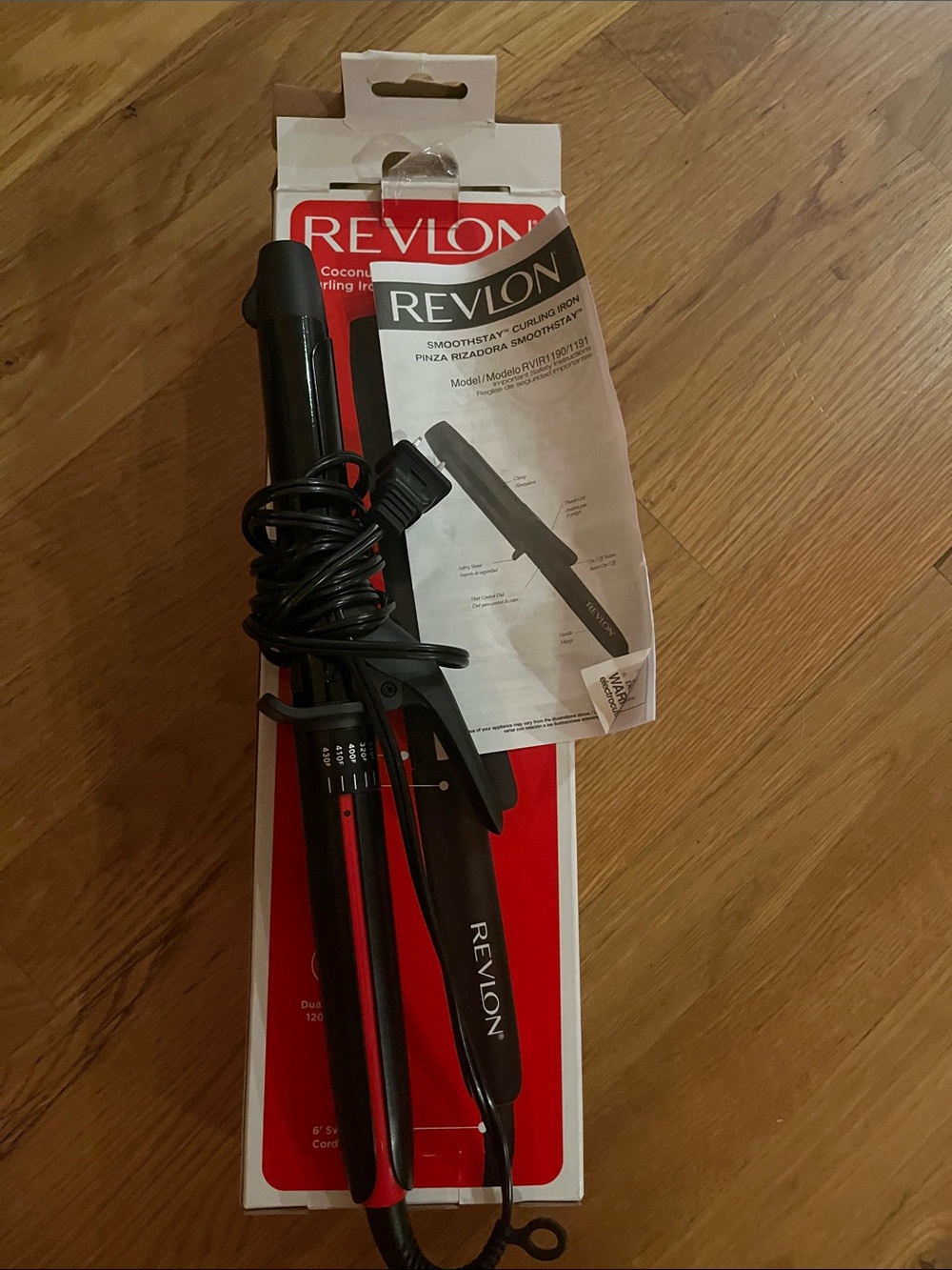 Revlon 1” Coconut Oil Infused Curling Iron